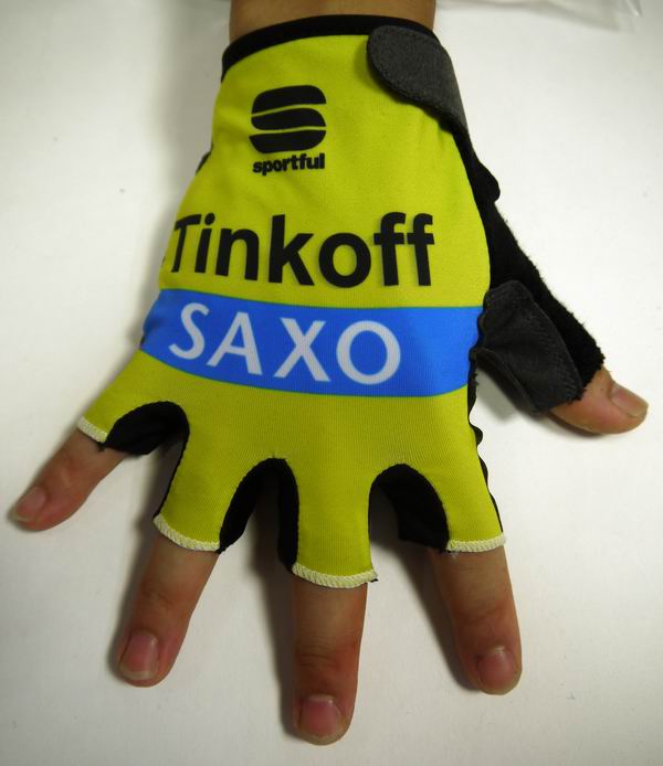 Hundschuhe Saxo Bank Tinkoff 2015 gelb